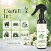 Naturayas Luxury Air Freshener Combo (Rose + Jasmine) | No Gas, No Alcohol Long Lasting Room Spray Mist (200ml x 2 Pack)