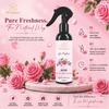 Naturayas Luxury Air Freshener Combo (Rose + Jasmine) | No Gas, No Alcohol Long Lasting Room Spray Mist (200ml x 2 Pack)