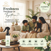 Naturayas Premium Air Freshener Combo (Lemongrass + Jasmine) | No Gas, Long Lasting Room Spray Mist (200ml x 2 Pack)