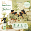 Naturayas Premium Air Freshener Combo (Lemongrass + Jasmine) | No Gas, Long Lasting Room Spray Mist (200ml x 2 Pack)
