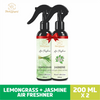 Naturayas Premium Air Freshener Combo (Lemongrass + Jasmine) | No Gas, Long Lasting Room Spray Mist (200ml x 2 Pack)