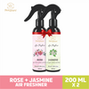 Naturayas Luxury Air Freshener Combo (Rose + Jasmine) | No Gas, No Alcohol Long Lasting Room Spray Mist (200ml x 2 Pack)