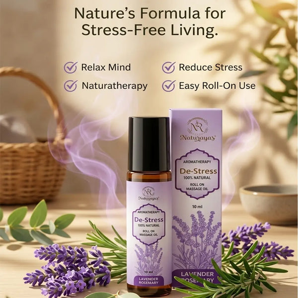De-Stress Roll-On Massage Oil